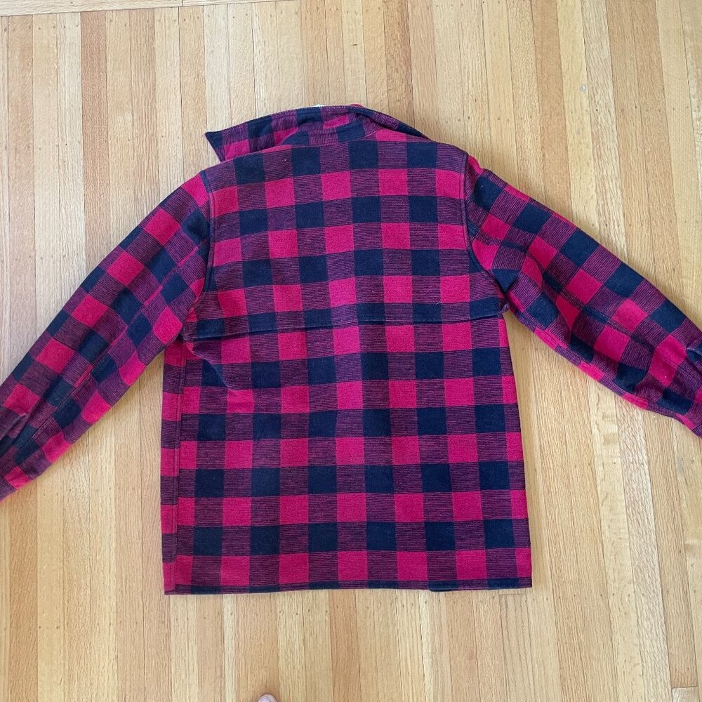 Red Plaid Men's Work Jacket - Picture 7 of 7